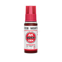 INFERNAL RED – QUICK GEN COLOR. Bote de 18 ml. Marca AK Interactive. Ref: AK17037.