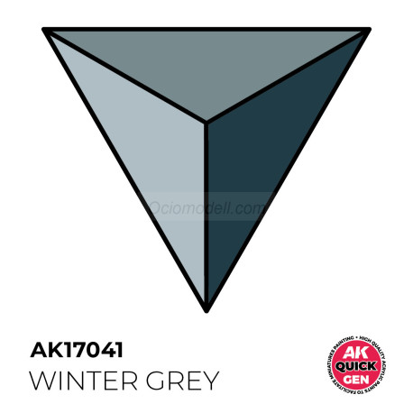WINTER GREY – QUICK GEN COLOR. Bote de 18 ml. Marca AK Interactive. Ref: AK17041.