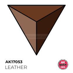 LEATHER – QUICK GEN COLOR. Bote de 18 ml. Marca AK Interactive. Ref: AK17053.