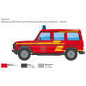 Mercedes Benz G230 Feuerwehr. Escala 1:24. Marca Italeri. Ref: 3663.