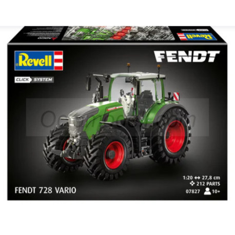 Fendt 728 Vario Tractor Click-System. Escala 1:24. Marca Italeri. Ref: 078279090.