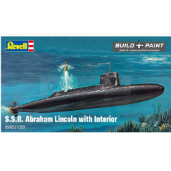 S.S.B. Abraham Lincoln with interior. Escala: 1:253. Marca: Revell. Ref: 05185.