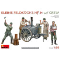 Kleine Feldküche Hf.14 w/Crew. Escala 1:35. Marca Miniart. Ref: 53011.