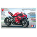 DUCATI SUPERLEGGERA V4 with Racing kit. Escala 1:12. Marca Tamiya. Ref: 14143.