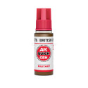 BRITISH UNIFORM – QUICK GEN COLOR. Bote de 18 ml. Marca AK Interactive. Ref: AK17076.