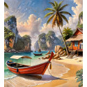 Thai Paradise, Puzzle Horizontal, 1000 pz. Marca Heye. Ref: 31018.
