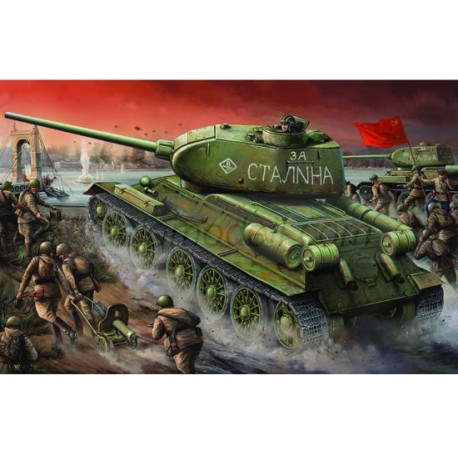 T-34/85 Model 1944 Factory No 174 .Escala 1:16. Marca Trumpeter. Ref: 00904.