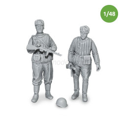 WWII Sovietic soldiers. Escala 1:48. Marca Macone. Ref: MAC48604.