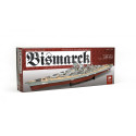Kit de acorazado Bismarck. Marca Amati. Ref: 1614.