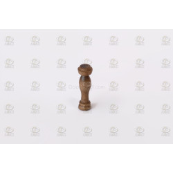 Columnas madera nogal 12 mm. 10 unidades. Marca Amati. Ref: 403512, 4035/12.