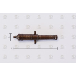 Tubo de Cañón, 27 mm. 1 Unid. Marca Amati. Ref: 4164/27, 416427.