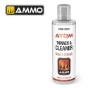 ATOM Disolvente y Limpiador 60 ml. Marca Ammo by Mig Jimenez. Ref: ATOM20510.