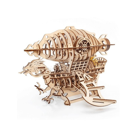 Wooden mechanical model EWA Dirigible Skylord, 388 pz. madera contrachapada, Kit de montaje. Marca Ewa. Ref: 59500032