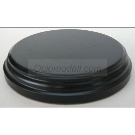 PEANA 20 mm Altura, parte superior 10cm, en MDF , lacado Negro. Marca Peanas.net. Ref: 8804N.