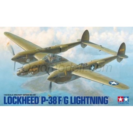 Lockheed P-38 F/G Lightning. 1/48. Marca Tamiya. Ref: 61120.