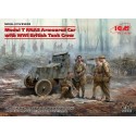 T RNAS Armoured Car with WWI British Tank Crew. Escala 1:35. Marca ICM. Ref: 35670.