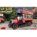 LGOC B-TYPE LONDON OMNIBUS. Escala 1:35. Marca Miniart. Ref: 38021.