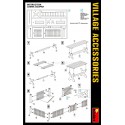VILLAGE ACCESSORIES. Escala 1:35. Marca Miniart. Ref: 35539.