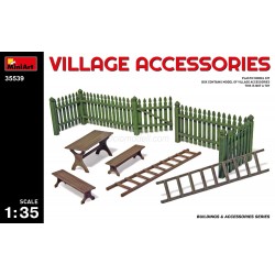 VILLAGE ACCESSORIES. Escala 1:35. Marca Miniart. Ref: 35539.