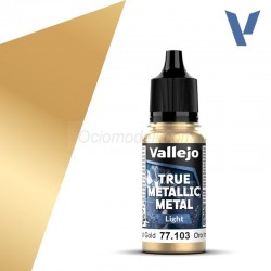 TRUE METALLIC METAL, Oro Imperial. Marca Vallejo. Ref: 77103, 77.103.