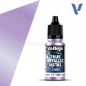 TRUE METALLIC METAL, Violeta Celestial. Marca Vallejo. Ref: 77109, 77.109.