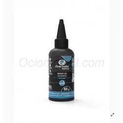 CLEARWATER EPOXY UV, RESIN ADHESIVE, 50gr. Marca Feroca. Ref: FEROCA50.