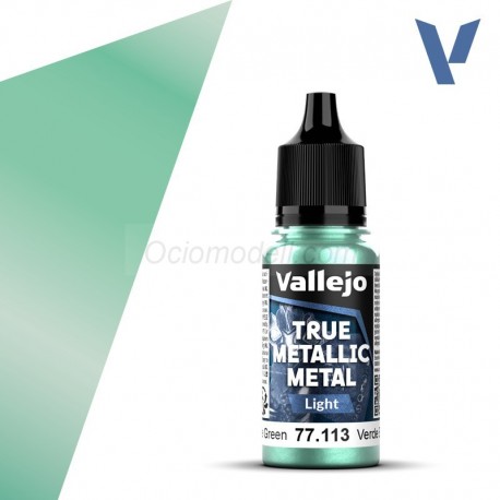 TRUE METALLIC METAL, Verde Escarabajo. Marca Vallejo. Ref: 77113, 77.113.