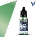 TRUE METALLIC METAL, Verde Escarabajo. Marca Vallejo. Ref: 77113, 77.113.
