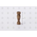 Columnas madera nogal 11 mm. 10 unidades. Marca Amati. Ref: 403511, 4035/11.
