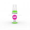 Acrílicos de 3rd Generación, SLIME GREEN – COLOR PUNCH. Bote 17 ml. Marca Ak-Interactive. Ref: Ak11275.