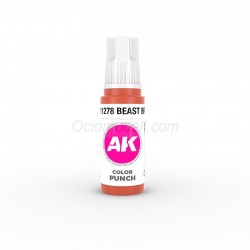 Acrílicos de 3rd Generación, BEAST BROWN – COLOR PUNCH. Bote 17 ml. Marca Ak-Interactive. Ref: Ak11278.