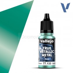 TRUE METALLIC METAL, Verde Escarabajo, BASE. Marca Vallejo. Ref: 77133, 77.133.