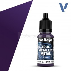 TRUE METALLIC METAL, Violeta Celestial, SHADE. Marca Vallejo. Ref: 77149, 77.149.