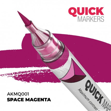SPACE MAGENTA – QUICK MARKER. Marca AK Interactive. Ref: AKMQ001.