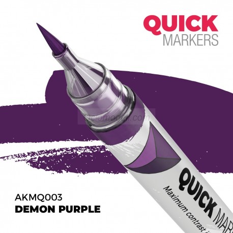 DEMON PURPLE – QUICK MARKER. Marca AK Interactive. Ref: AKMQ003.