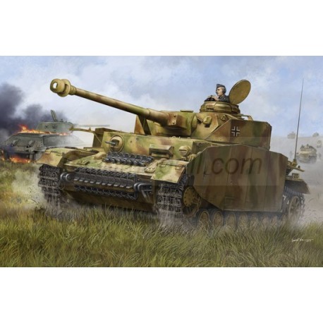 German Pzkpfw. IV Ausf. H Medium Tank. Escala 1:16. Marca Trumpeter. Ref: 00920.