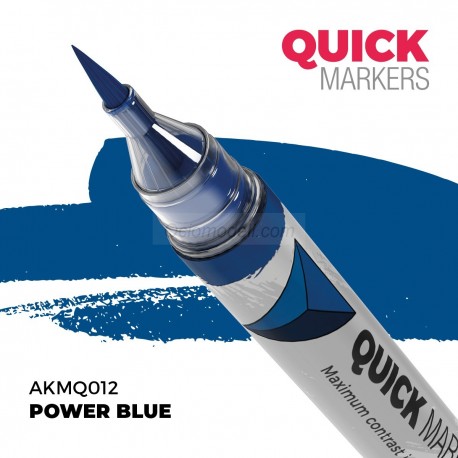 POWER BLUE – QUICK MARKER. Marca AK Interactive. Ref: AKMQ012.