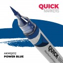 POWER BLUE – QUICK MARKER. Marca AK Interactive. Ref: AKMQ012.