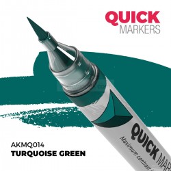 TURQUOISE GREEN – QUICK MARKER. Marca AK Interactive. Ref: AKMQ014.