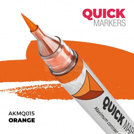 ORANGE – QUICK MARKER. Marca AK Interactive. Ref: AKMQ015.