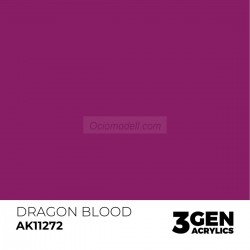 Acrílicos de 3rd Generación, DRAGON BLOOD – COLOR PUNCH. Bote 17 ml. Marca Ak-Interactive. Ref: Ak11272.