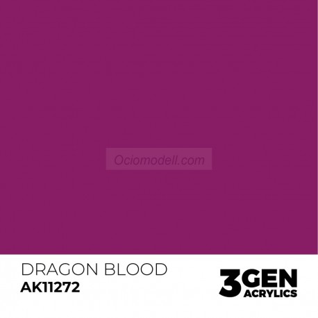 Acrílicos de 3rd Generación, DRAGON BLOOD – COLOR PUNCH. Bote 17 ml. Marca Ak-Interactive. Ref: Ak11272.