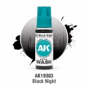 ACRYLIC WASH, OBSIDIAN HOLT. Bote 17 ml. Marca Ak-Interactive. Ref: Ak19302.