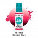 ACRYLIC WASH, CARMINE DAWN. Bote 17 ml. Marca Ak-Interactive. Ref: Ak19308.