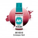 ACRYLIC WASH, CRIMSON VEIL. Bote 17 ml. Marca Ak-Interactive. Ref: Ak19310.