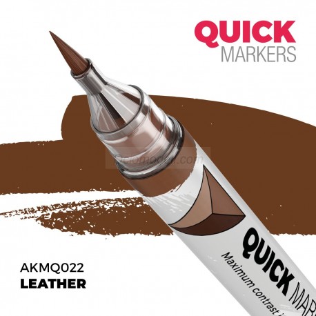 LEATHER – QUICK MARKER. Marca AK Interactive. Ref: AKMQ022.