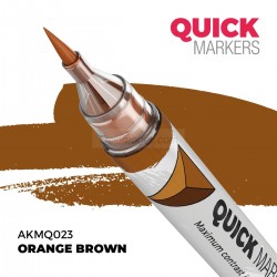 ORANGE BROWN – QUICK MARKER. Marca AK Interactive. Ref: AKMQ023.