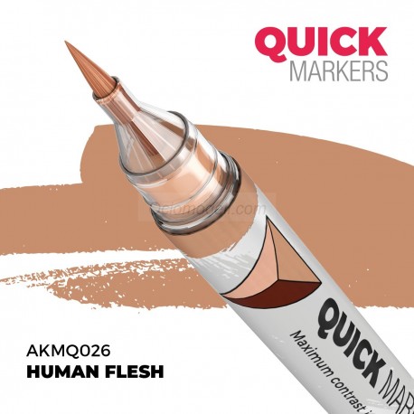 HUMAN FLESH – QUICK MARKER. Marca AK Interactive. Ref: AKMQ026.