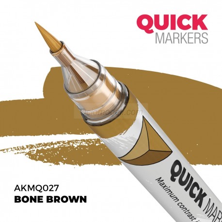 BONE BROWN – QUICK MARKER. Marca AK Interactive. Ref: AKMQ027.