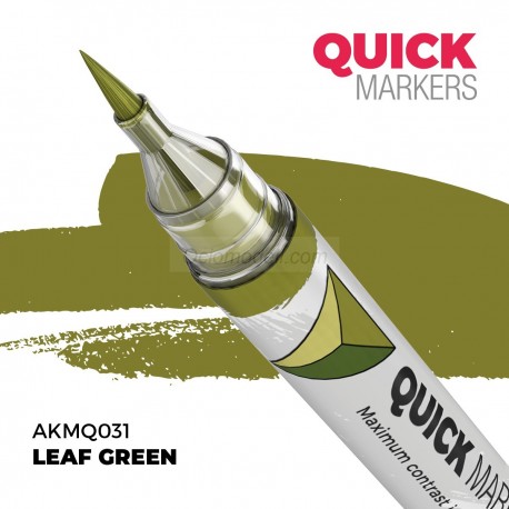 LEAF GREEN – QUICK MARKER. Marca AK Interactive. Ref: AKMQ031.